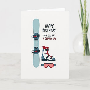 Sporty Birthday Gear Card