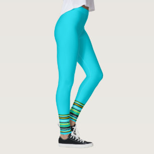 Sporty Blue  Leggings