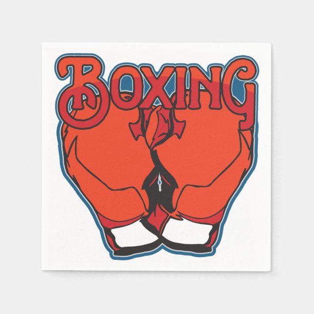 Sporty Boxing Napkin (Front)