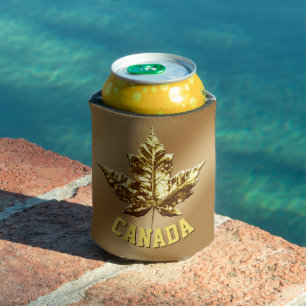 Sporty Canada Souvenir Can Cooler Personalised