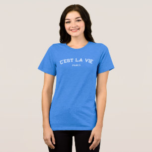 Sporty C'est La Vie Paris Tri-Blend Shirt
