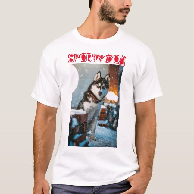 sporty dog  T-Shirt (Front)