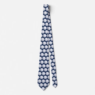 Sporty Elegance - Volleyball Themed Navy Blue Tie