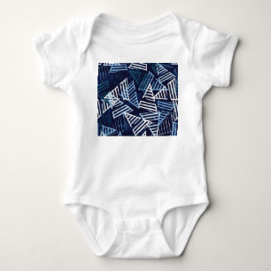 Sporty Fun: Creative Seamless Wallpaper. Baby Bodysuit
