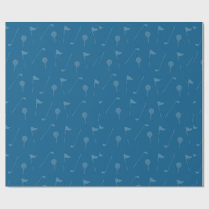 Sporty Golf Gift Wrap for Golf Lovers