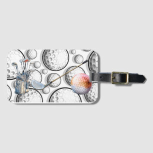 Sporty Golf Luggage Tag