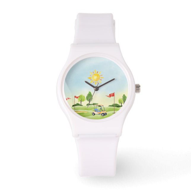 Sporty Golfer's Custom eWatch Watch (Front)