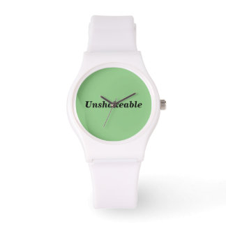 Sporty Green Face Watch