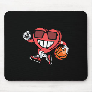 Sporty Heart Valentine's Day Sketll Love Score Adu Mouse Mat