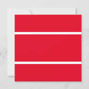 Sporty Modern White Stripes On Colourful Bright Re Card