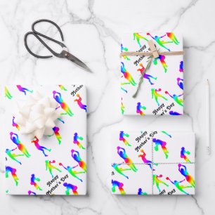 Sporty Mum Happy Mother's Day  Wrapping Paper Sheet