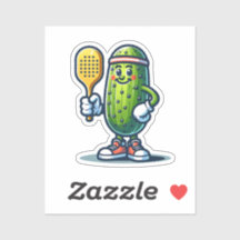 SPORTY PICKLE - Pickleball Mascot Court Player Fun
