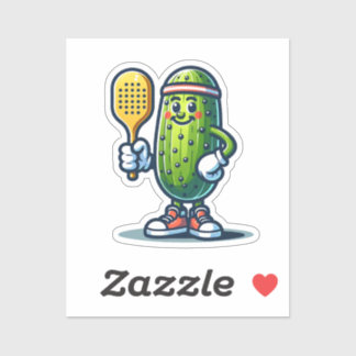 SPORTY PICKLE - Pickleball Mascot Court Player Fun