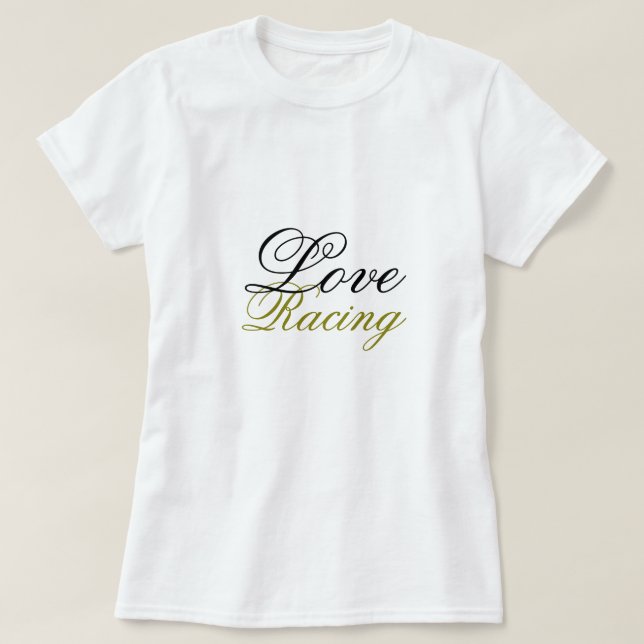 Sporty Racing Themed T-Shirt (Design Front)