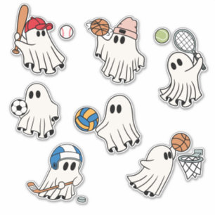 Sporty Spectral Fun Cute Ghost Pack