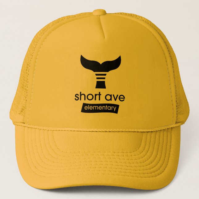 Sporty Trucker Hat Yellow (Front)