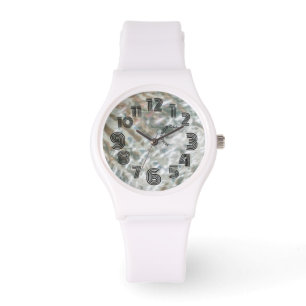 SPORTY WHITE SILICON WATCH /SHOWER PROOF