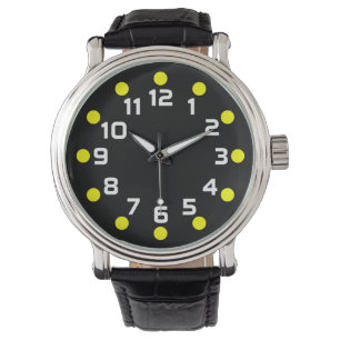 Spot Markers - Yellow and White on Black Watch