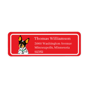 Spot On Cattle Dog Return Address Label