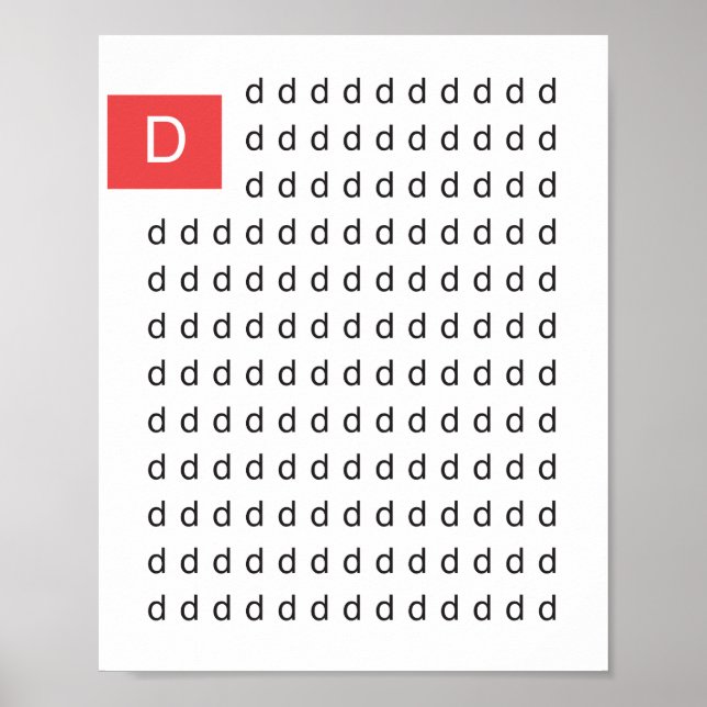 Spot the Arial - D Poster (Front)