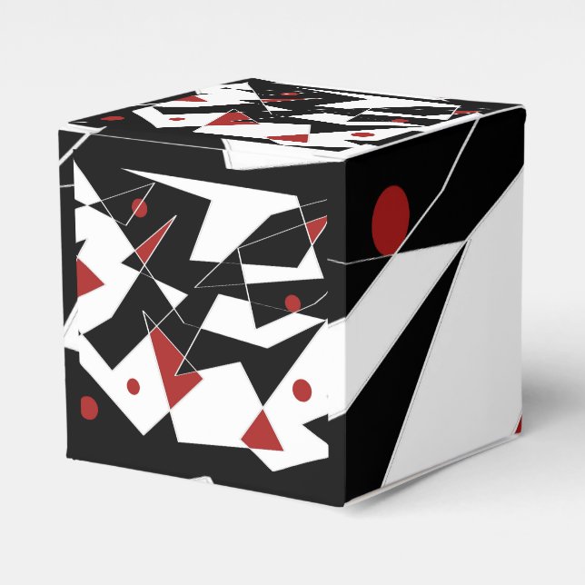 Spot the Red Balls  Favour Box (Front Side)