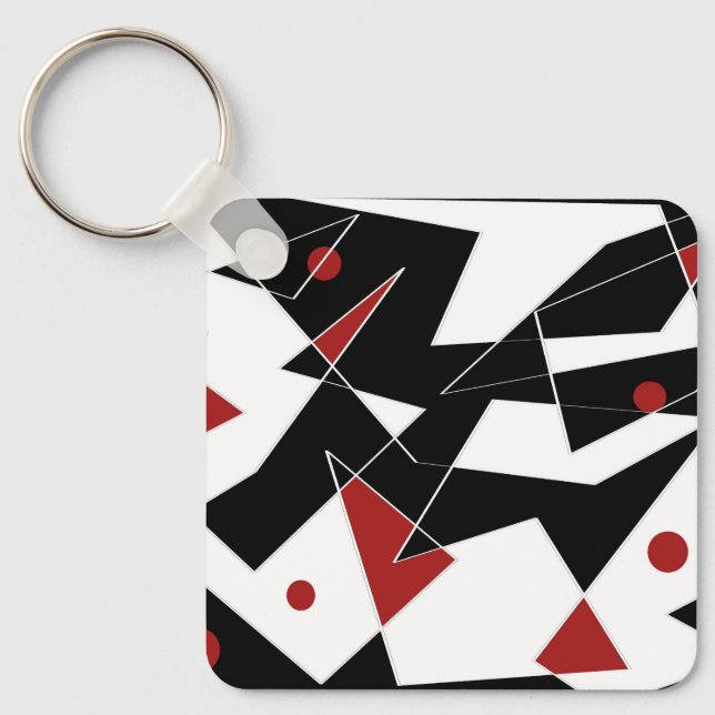 Spot the Red Balls  Key Ring (Front)