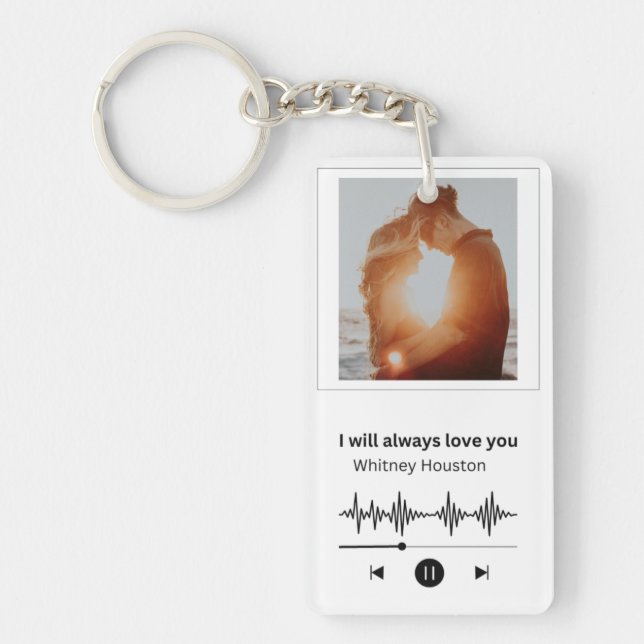 Spotify Keychain (fully customisable)  (Front)