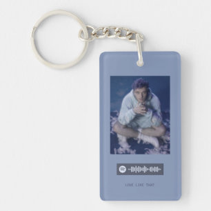spotify LAUV blue key Key Ring