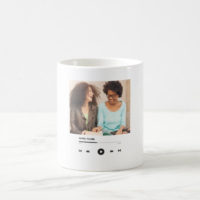Spotify personalised friends gift coffee mug (Center)