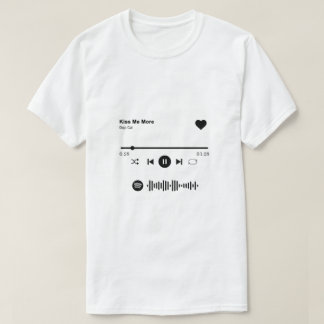 Spotify Song Shirt | Love Song Gift For Couple 