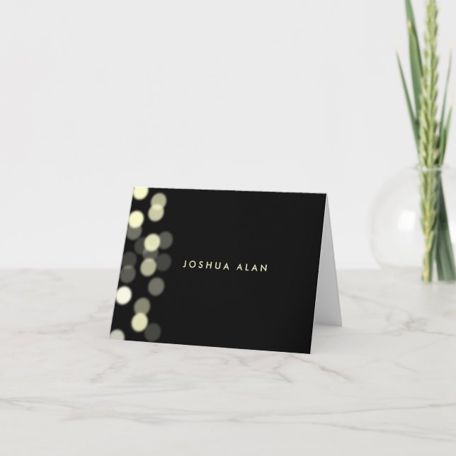 Spotlight Bar/Bat Mitzvah Thank You Card (Front)