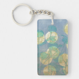 Spotlight Floral I Key Ring