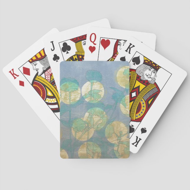 Spotlight Floral I Playing Cards (Back)