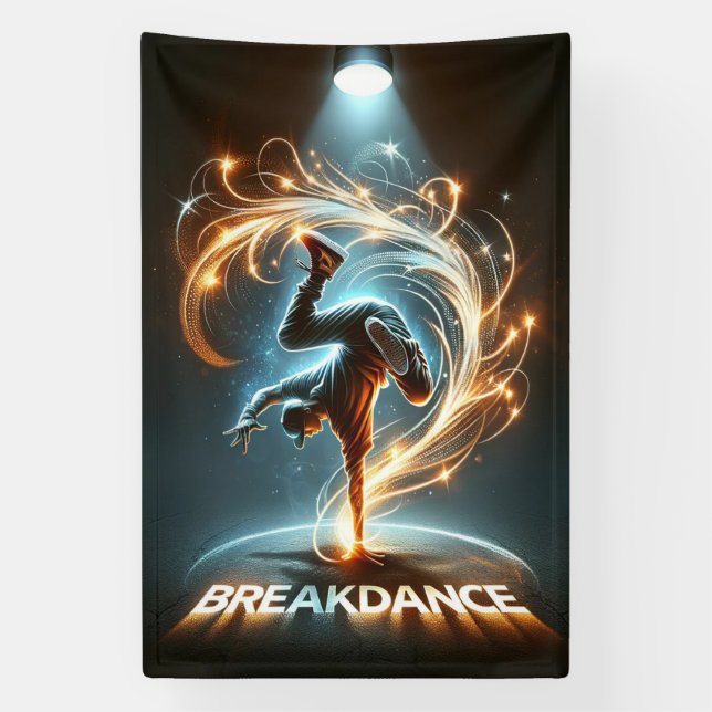 "Spotlight Groove" - ​​dancing in the spotlight! Banner (Vertical)