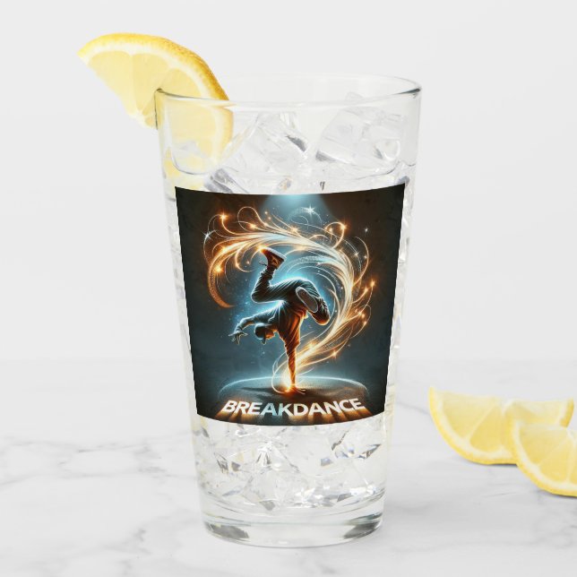 "Spotlight Groove" - ​​dancing in the spotlight! Glass (Front Ice)