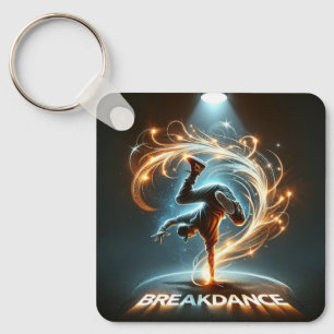 "Spotlight Groove" - ​​dancing in the spotlight! Key Ring