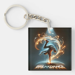 "Spotlight Groove" - ​​dancing in the spotlight! Key Ring