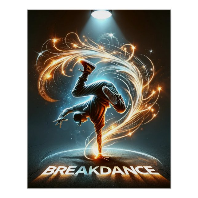 "Spotlight Groove" - ​​dancing in the spotlight! Poster (Front)