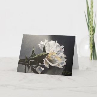 Spotlight Peony Greeting Card