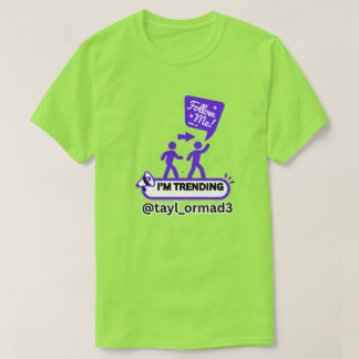 SPOTLIGHT! SOCIAL INFLUENCER LIME GREEN UNISEX MEN T-Shirt