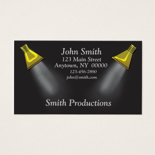Spotlights Business Card
