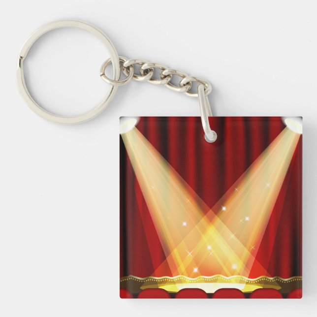 Spotlights On Stage Key Ring (Front)