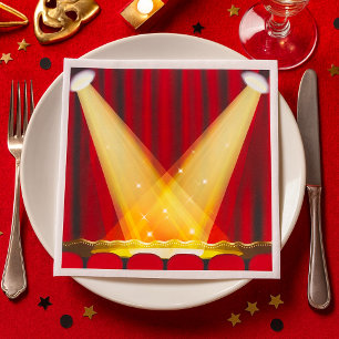 Spotlights On Stage Napkin
