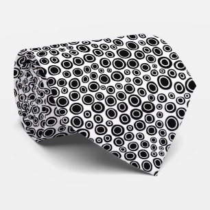 Spots 071215 - Black on White Tie