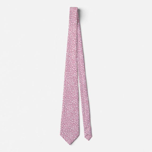 Spots 071215 - Semi-Transparent on Cashmere Rose Tie (Front)