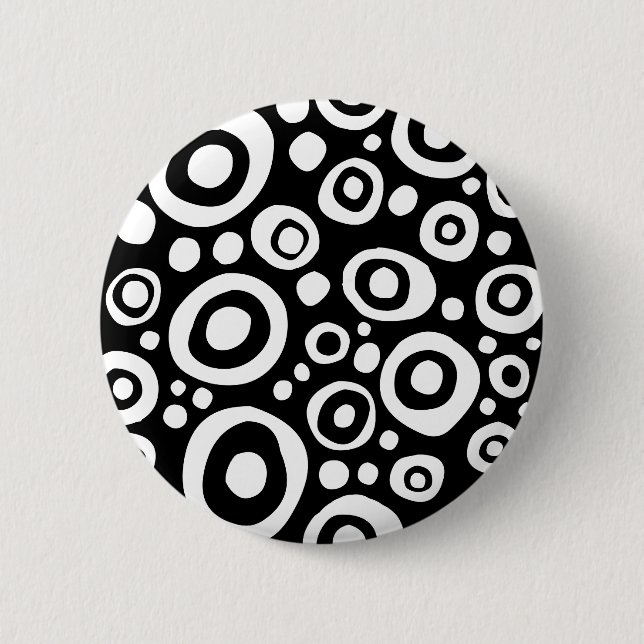 Spots and Circles - 02 6 Cm Round Badge (Front)