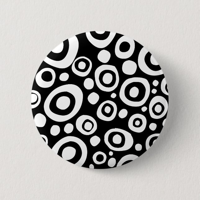 Spots and Circles - 03 6 Cm Round Badge (Front)