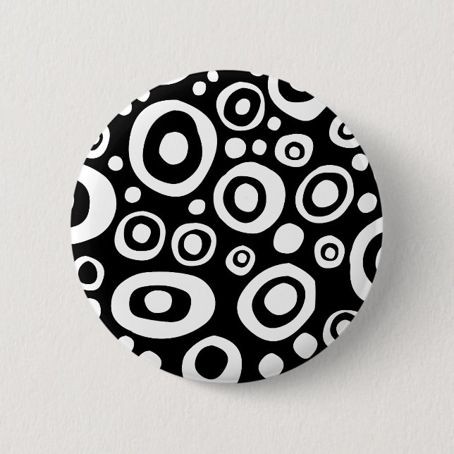 Spots and Circles - 04 6 Cm Round Badge (Front)
