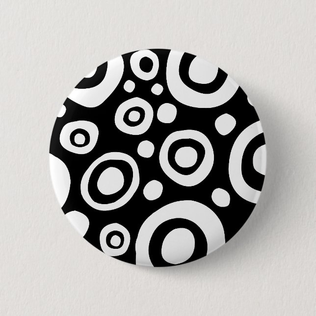 Spots and Circles - 05 - Customised 6 Cm Round Badge (Front)
