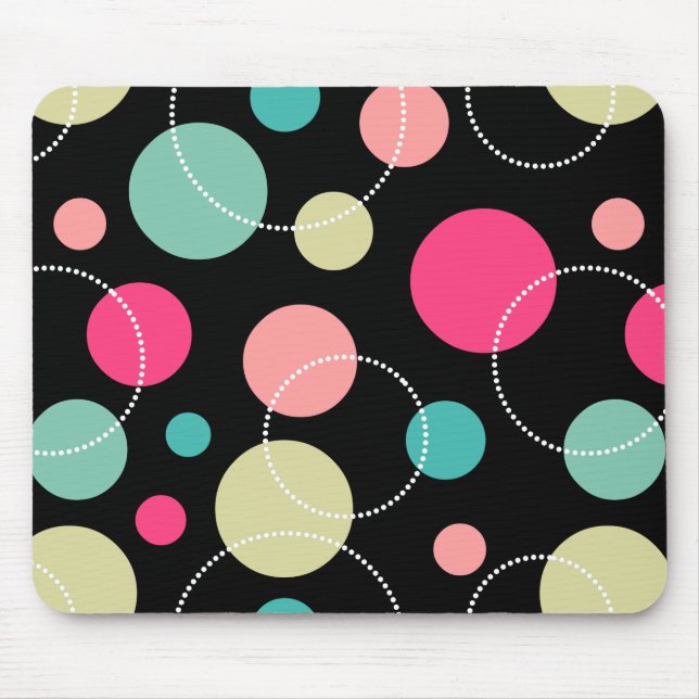 Spots and Circles 150816 Mouse Mat (Front)